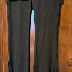 Black Melodia Rare Pouch Flare leggings pants Dancer Festival Boho Yoga Fashion